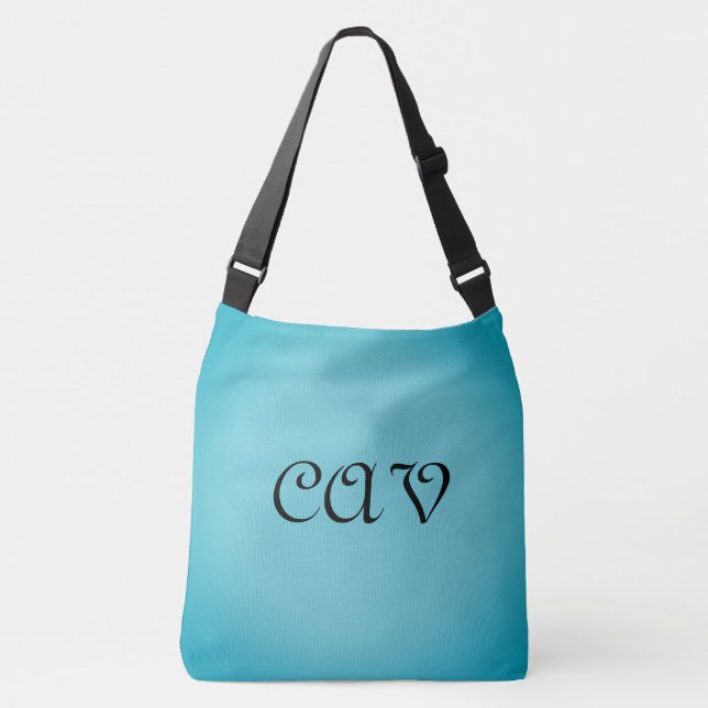 Bolso Cruzado Azul de Cornflower (Anverso)
