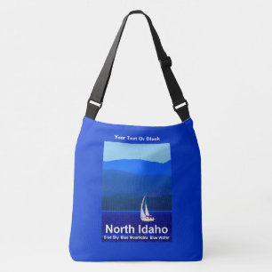 Bolso Cruzado Azul de Idaho del Norte