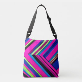 Bolso Cruzado Azul y rosa eléctricos