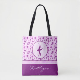 Bolso Cruzado Bailarín de ballet personalizado Purple Heart