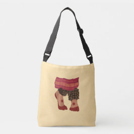 Bolso Cruzado Bailarinas de Bharatanatyam Diseño de pies persona