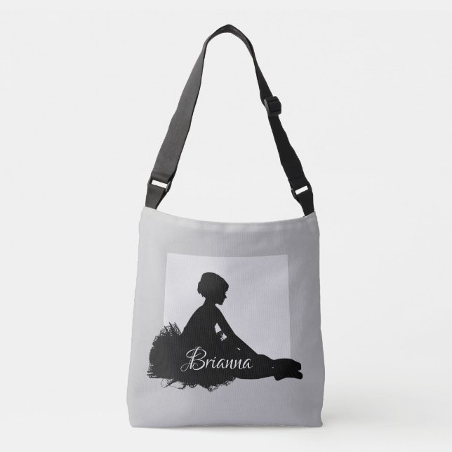 Bolso Cruzado Ballet Ballerina Silhouette Dance (Anverso)