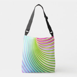 Bolso Cruzado Banda de caramelo Pastel Arcoiris brillante Color