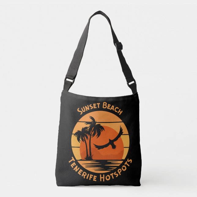 Bolso Cruzado Bandas Crossbody de Sunset Beach Tenerife (Anverso)
