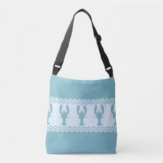 Bolso Cruzado Bandas de bogavante de la costa azul