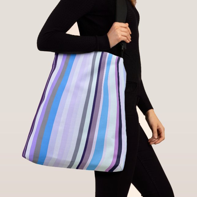 Bolso Cruzado Bandas de colores (Detalle)