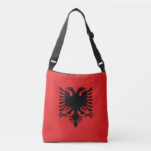 Bolso Cruzado Bandera albanesa