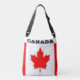 Bolso Cruzado Bandera canadiense Tote Bag