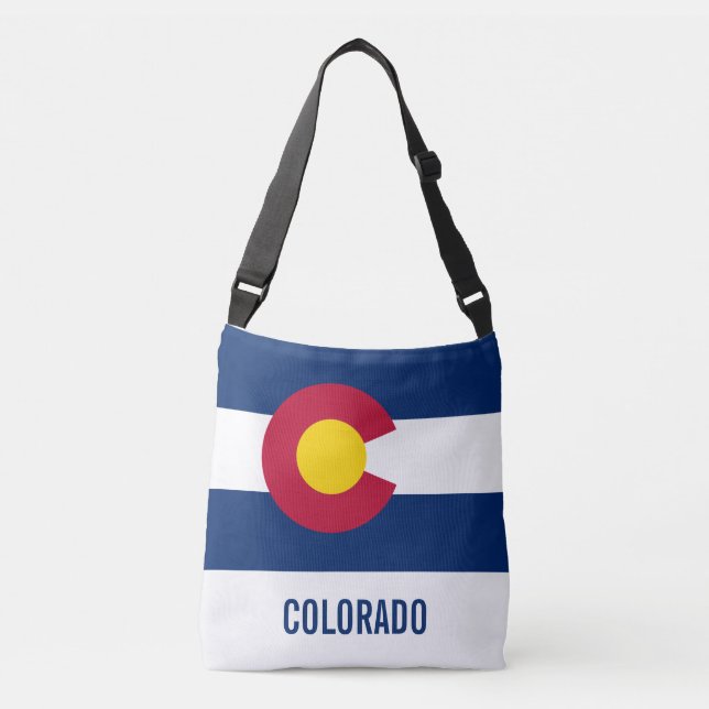 Bolso Cruzado Bandera Colorado (Anverso)