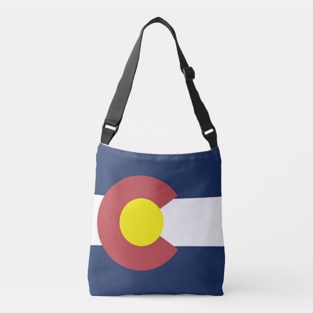Bolso Cruzado Bandera, Colorado (Anverso)