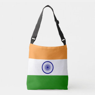 Bolso Cruzado Bandera colorida de la India