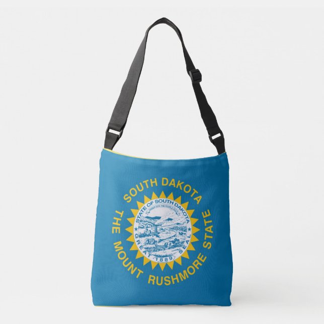 Bolso Cruzado Bandera, Dakota del Sur (Anverso)
