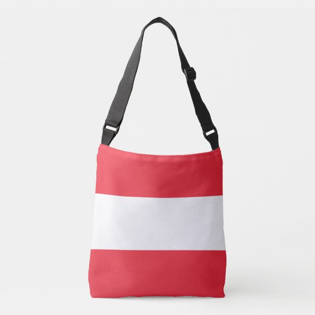 Bolso Cruzado Bandera de Austria (Anverso)