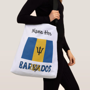 Bolso Cruzado Bandera de Barbados Personalizada