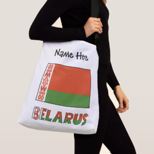 Bolso Cruzado Bandera de Bielorrusia Personalizada