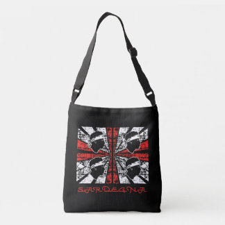 Bolso Cruzado Bandera de Cerdeña - Grunge