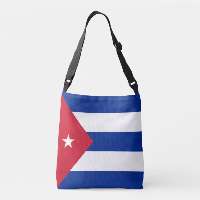 Bolso Cruzado Bandera de Cuba (Reverso)