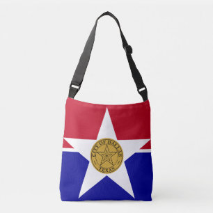 Bolso Cruzado Bandera de Dallas, Texas Crossbody Bag