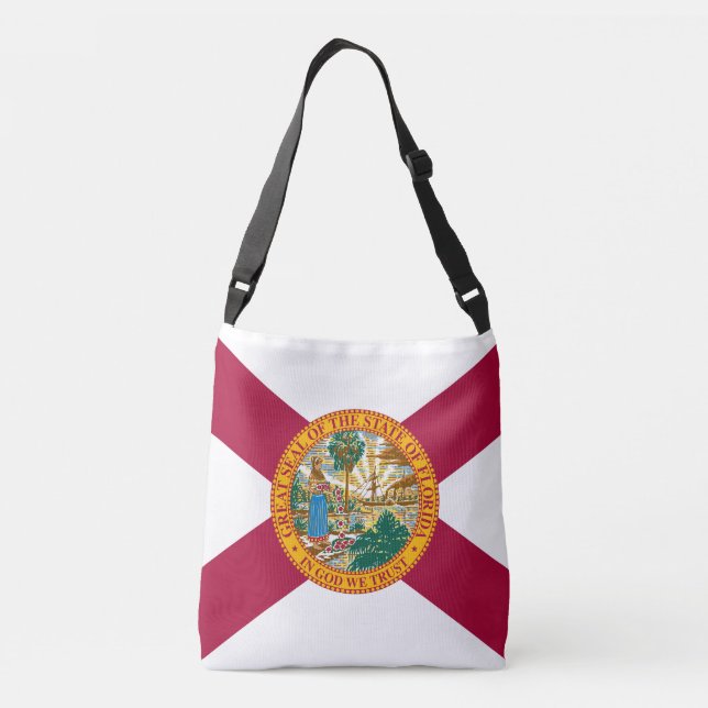 Bolso Cruzado Bandera de Florida (Reverso)