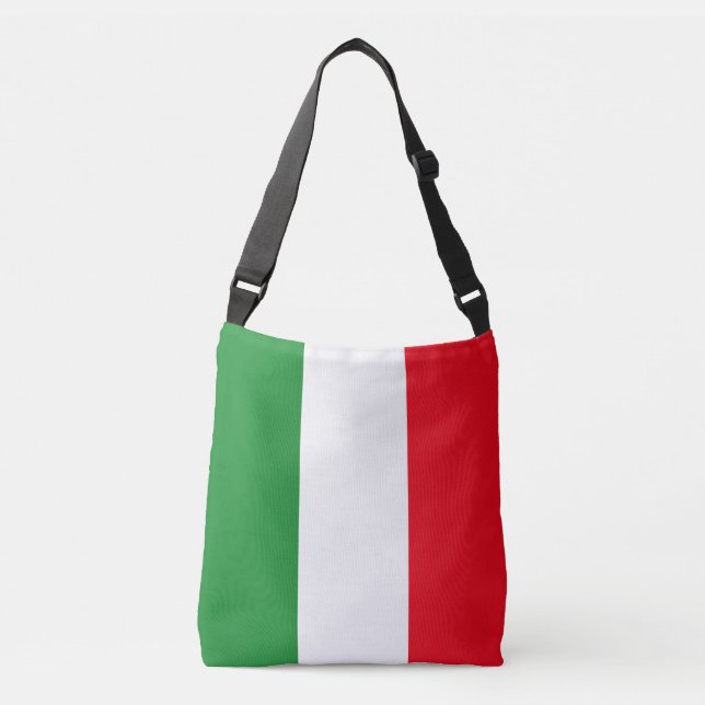 Bolso Cruzado Bandera de Italia (Anverso)