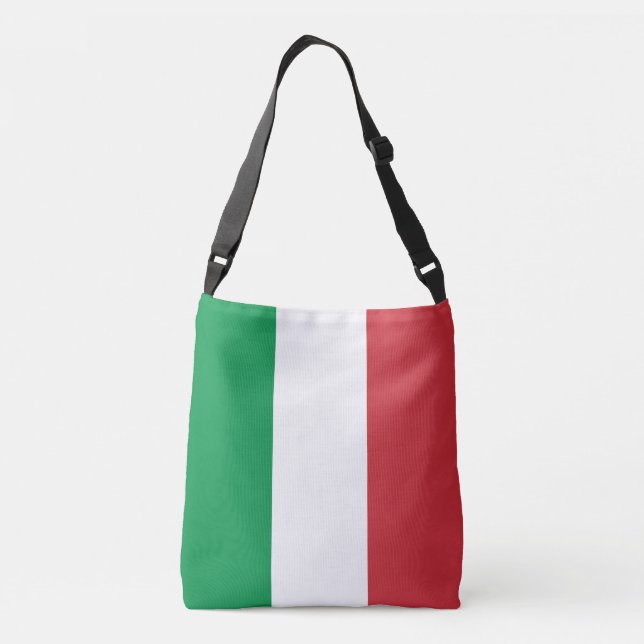 Bolso Cruzado Bandera de Italia (Reverso)