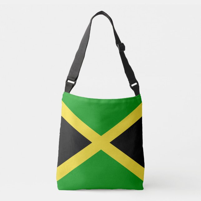 Bolso Cruzado Bandera de Jamaica (Anverso)