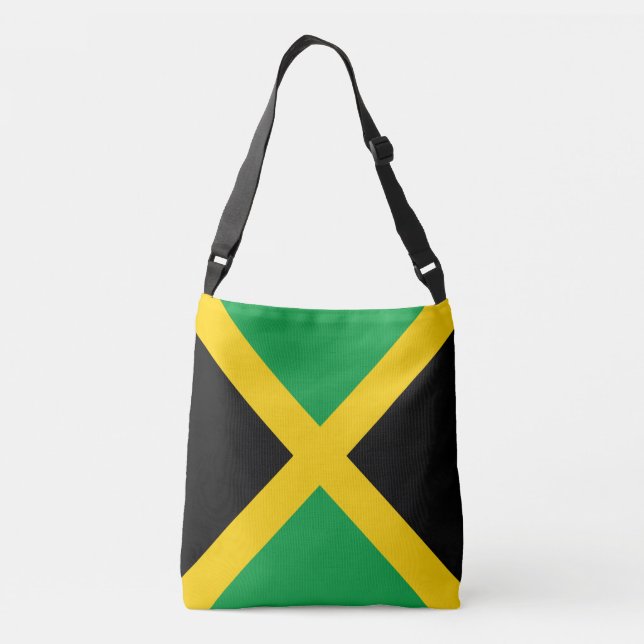 Bolso Cruzado Bandera de Jamaica (Reverso)