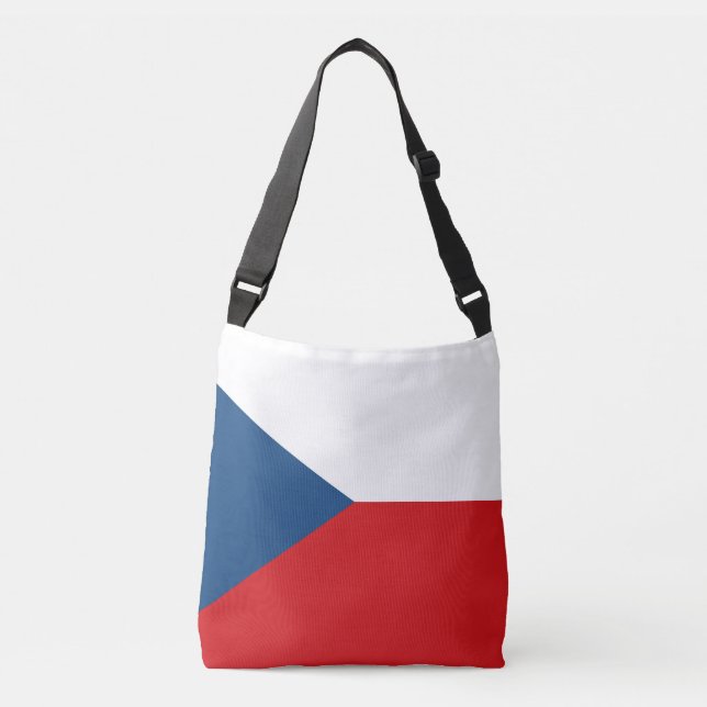 Bolso Cruzado Bandera de la República Checa (Anverso)