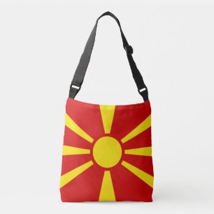 Bolso Cruzado Bandera de Macedonia del Norte