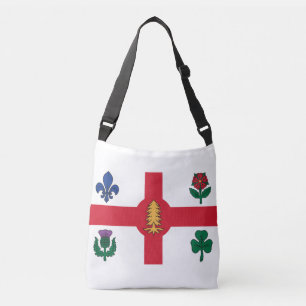 Bolso Cruzado Bandera de Montreal, Quebec
