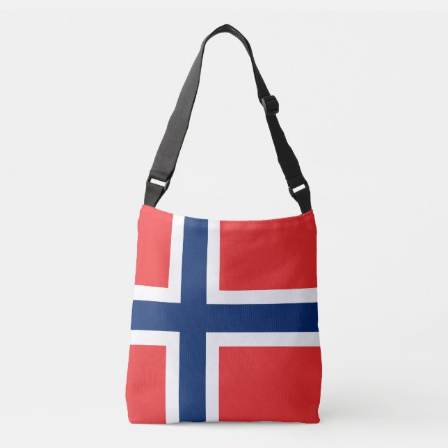 Bolso Cruzado Bandera de Noruega (Anverso)