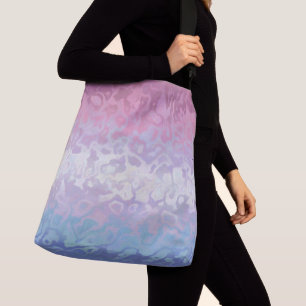 Bolso Cruzado Bandera de orgullo Bigender Groovy Ripply Excéntri