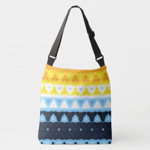 Bolso Cruzado Bandera de orgullo Boho Groovy Geométrico Abstract