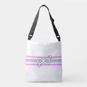 Bolso Cruzado Bandera de orgullo intersexual