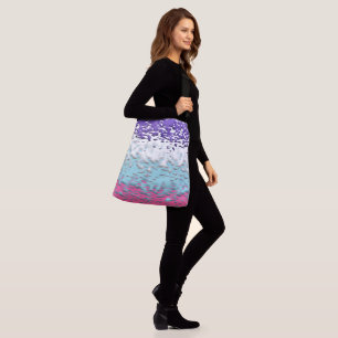 Bolso Cruzado Bandera de orgullo multissexual funky trippy ondul