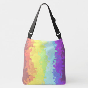 Bolso Cruzado Bandera de Orgullo Neurogénero Abstracta Boho Groo