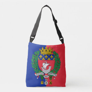 Bolso Cruzado Bandera de París, Francia