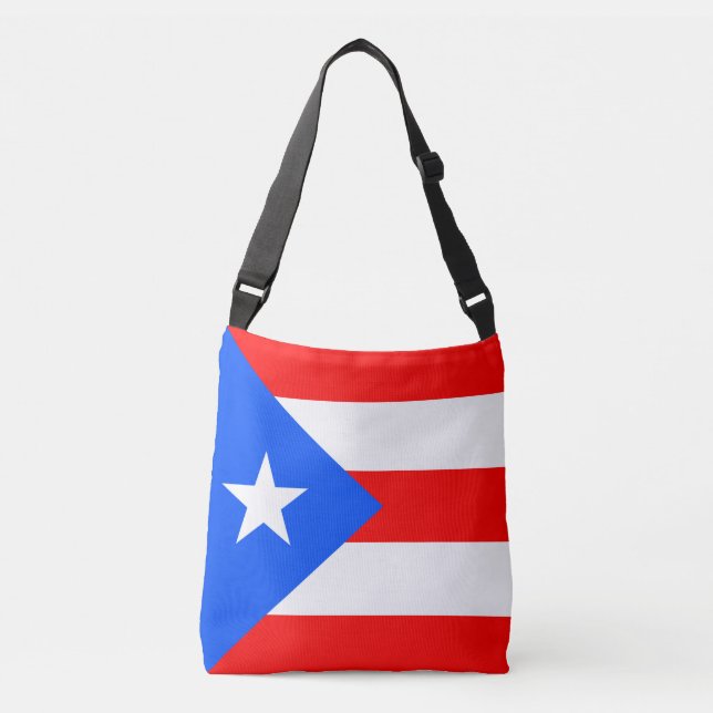 Bolso Cruzado Bandera de Puerto Rico (Anverso)