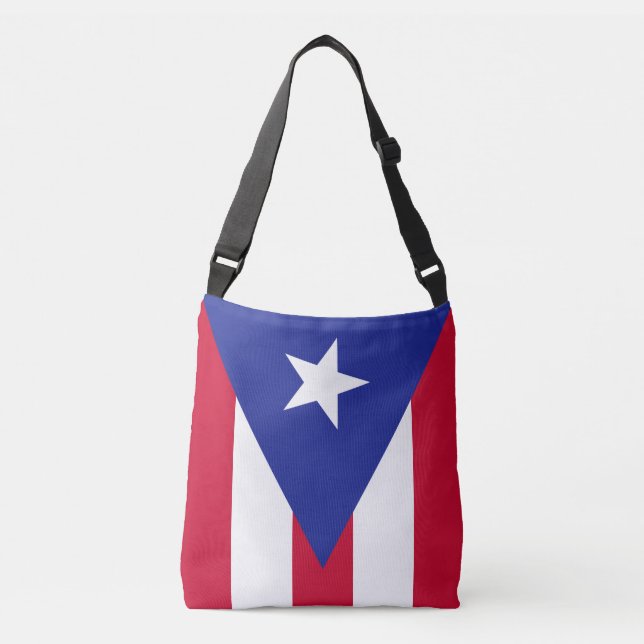 Bolso Cruzado Bandera de Puerto Rico (Anverso)