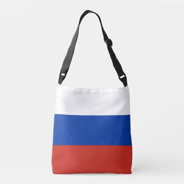 Bolso Cruzado Bandera de Rusia (Reverso)