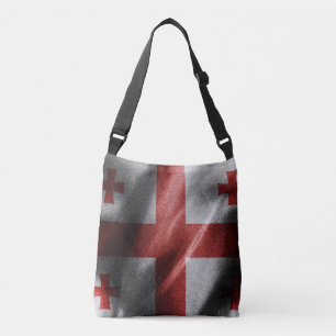 Bolso Cruzado Bandera de seda de Georgia