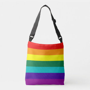 Bolso Cruzado Bandera del Orgullo Arcoiris de 7 bandas