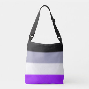 Bolso Cruzado Bandera del orgullo asexual caído
