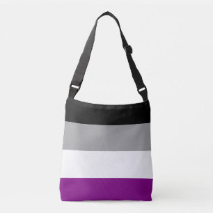 Bolso Cruzado Bandera del orgullo de asexualidad