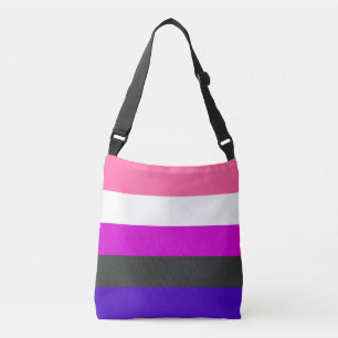 Bolso Cruzado Bandera del orgullo de Genderfluid