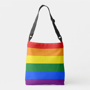 Bolso Cruzado Bandera del orgullo gay arcoiris LGBT