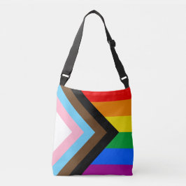 Bolso Cruzado Bandera del orgullo LGBTQ+ Progress
