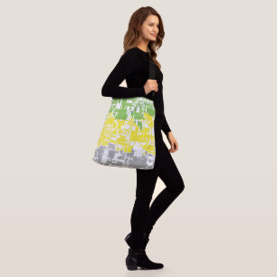 Bolso Cruzado Bandera del Orgullo Litrománico Geométrico Funky A