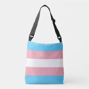 Bolso Cruzado Bandera del Orgullo Transgénero