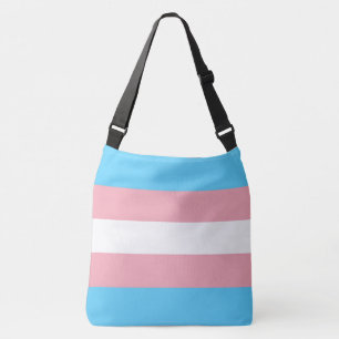 Bolso Cruzado Bandera del Orgullo Transgénero Impresión LGBTQ+ d